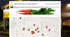 Desktop Screenshot of lewisfamilymcdonalds.com