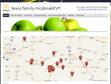 Tablet Screenshot of lewisfamilymcdonalds.com